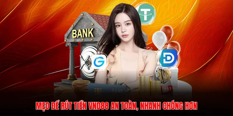 MẸO ĐỂ RÚT TIỀN VND88 AN TOÀN, NHANH CHÓNG HƠN